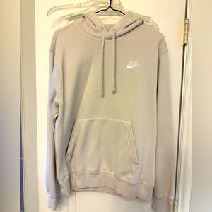 Nike hoodie. Size S. Beige.